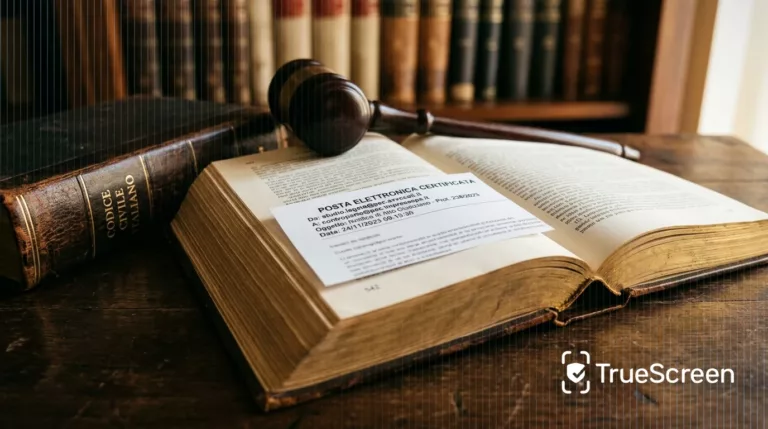 Certificazione email come prova in tribunale: art. 2712 c.c. e Cassazione