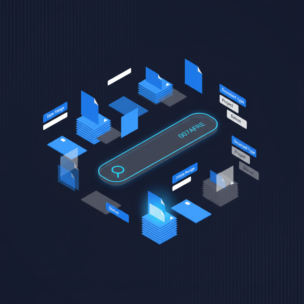 CDR Advanced Search Advanced document search and filtering in TrueScreen Certified Data Room