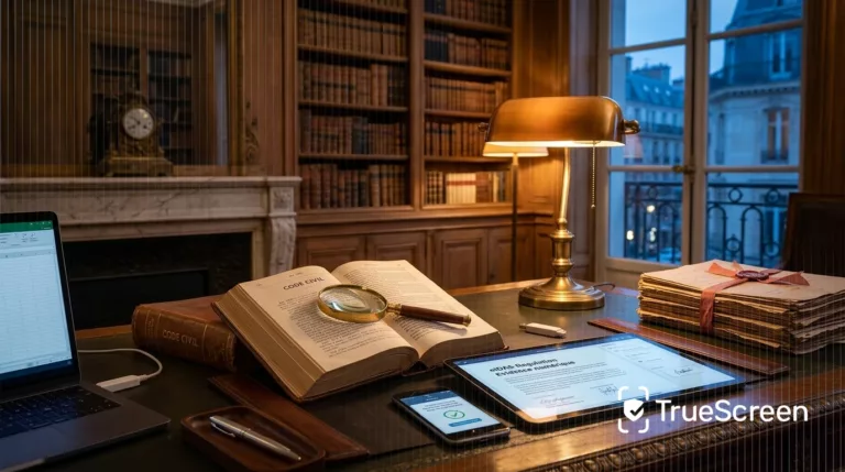 Digital evidence in French civil procedure: chain of integrity under article 1366 Code civil and eIDAS