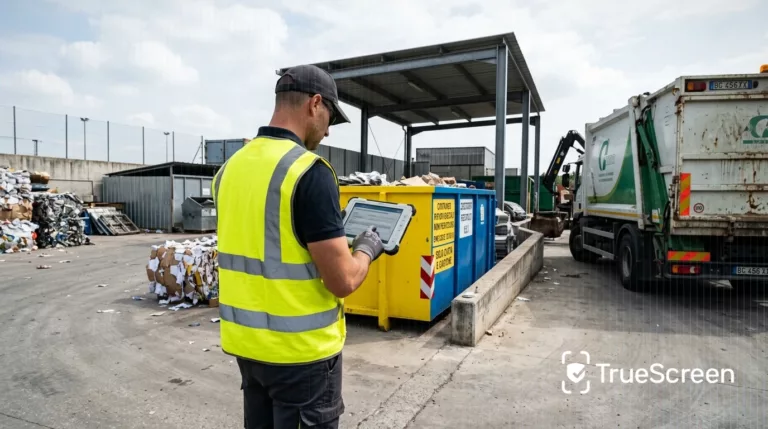 Digital waste identification forms: from PDF to legally sound evidence