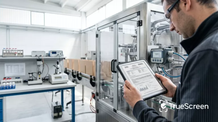 Test report and acceptance records: proving the provenance of measurement data