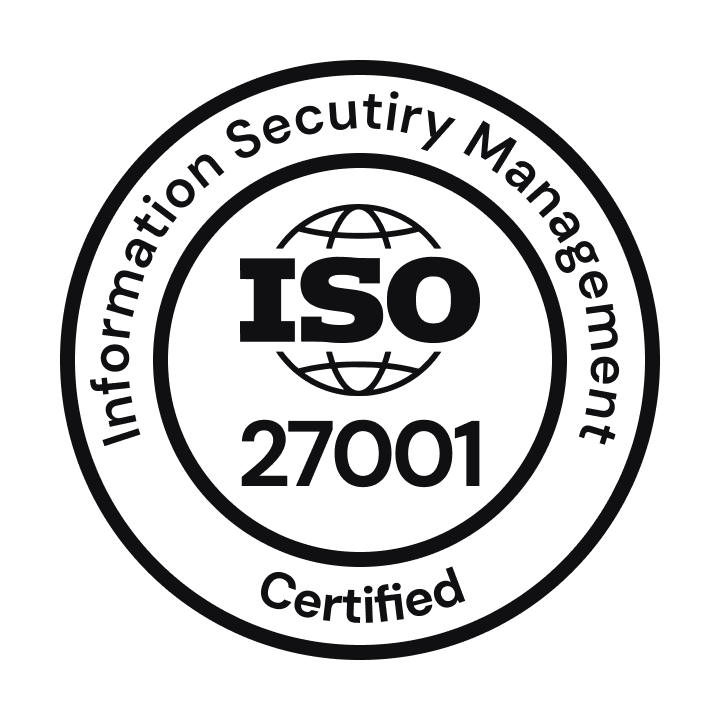 ISO/IEC 27001 certified