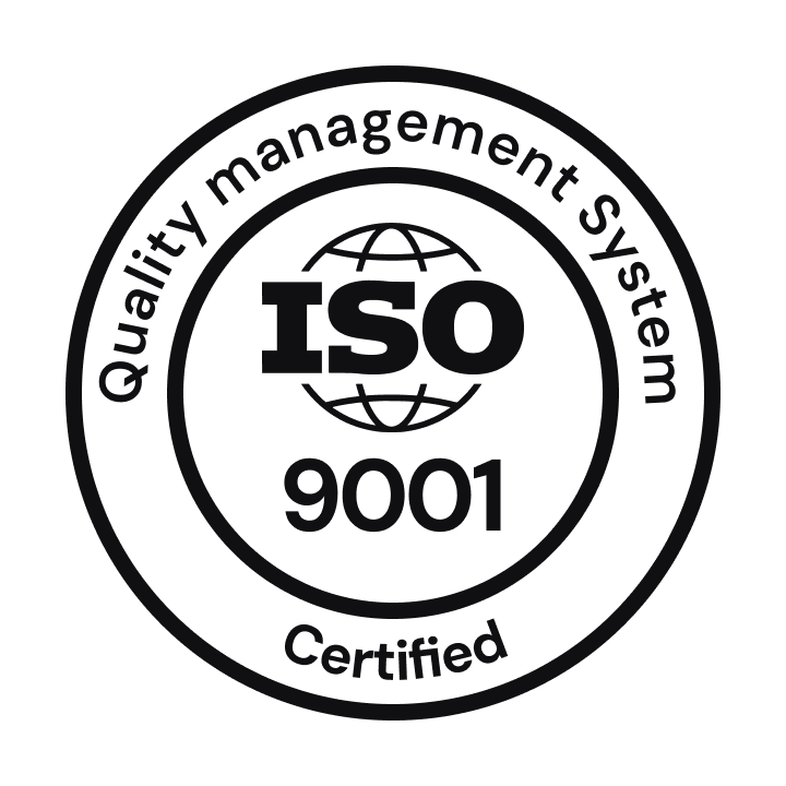 ISO 9001 certified