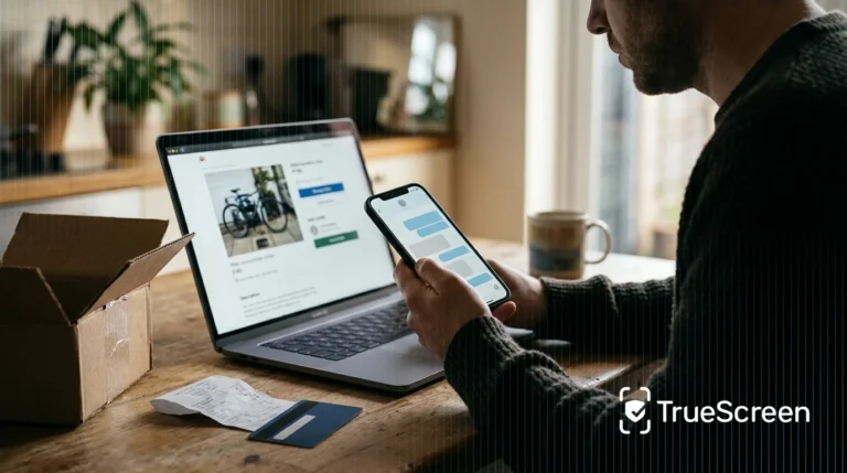 Facebook Marketplace scam: the listing, the chat and the payment as evidence